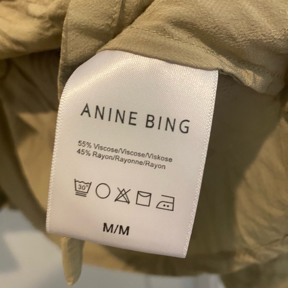 Anine Bing Monogram Button Down - image 4